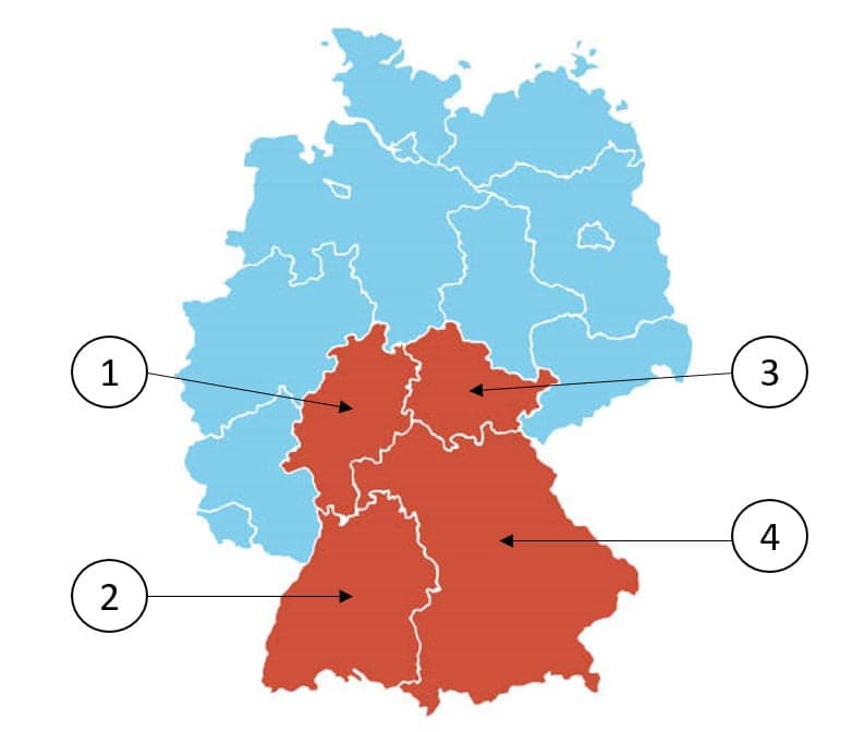 Welches Bundesland ist Bayern?