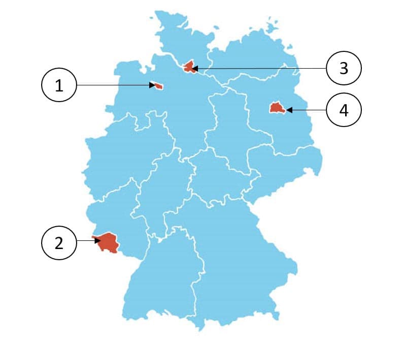 Welches Bundesland ist Hamburg?